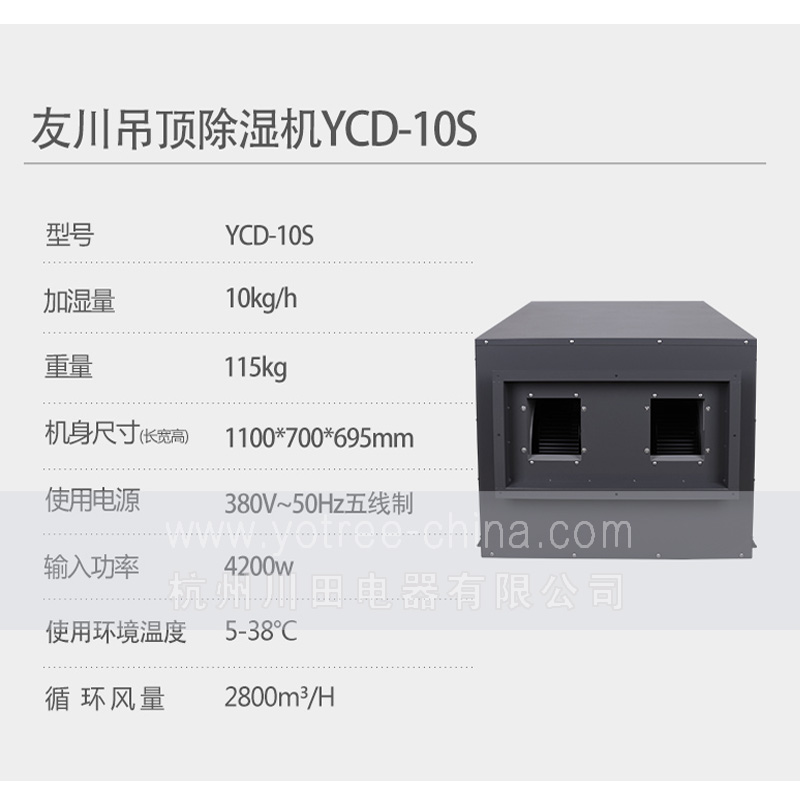 5、YCD-10S  地下室吊頂除濕機 技術參數(shù).jpg